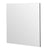 Black Square Wall Mirror 80x80cm