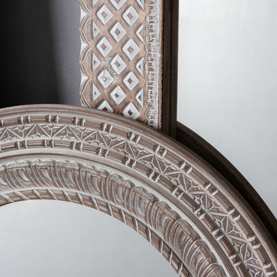Moroccan Style Decorative Round Wall Mirror