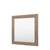 Vintage Gold Ridged Square Mirror 87x87cm
